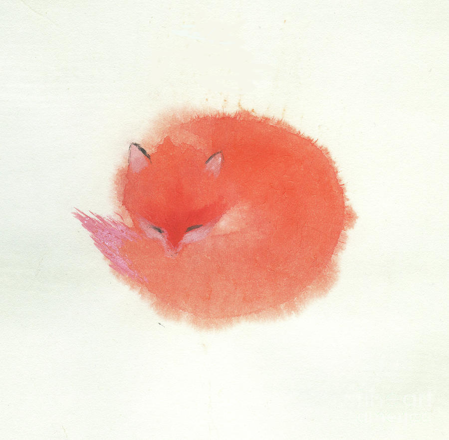 Little Fox Painting by Mui-Joo Wee