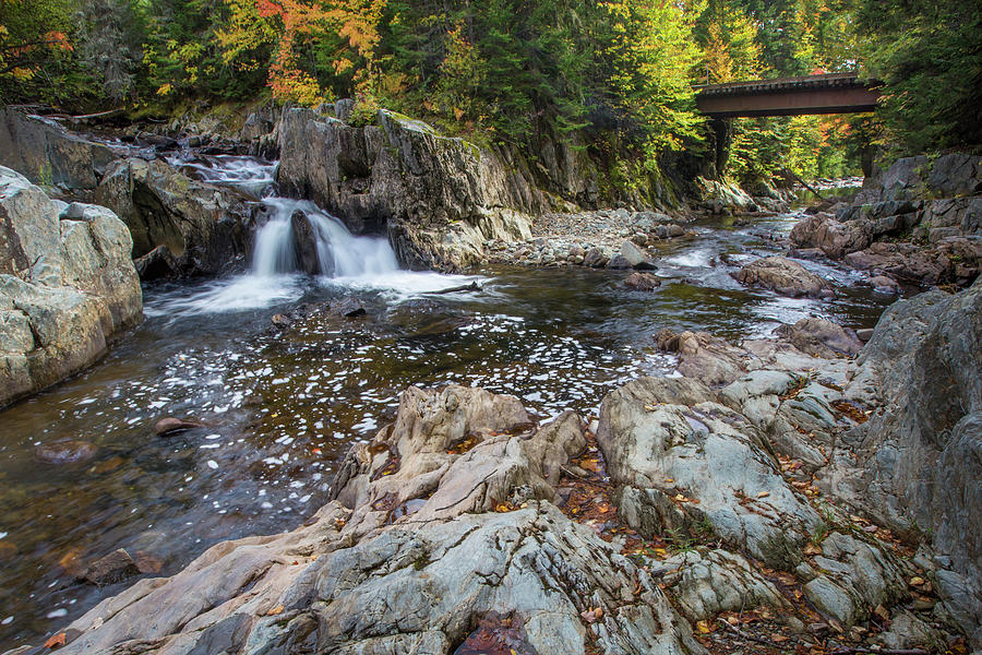 Little Garfield Autumn Stream Photograph by White Mountain Images
