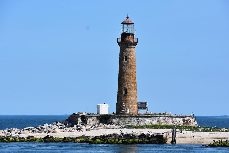Little Gull Island Lighthouse 1 Photograph by Nina Kindred