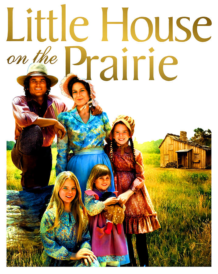 little house on the prairie Poster travel Painting by White Palmer | Pixels