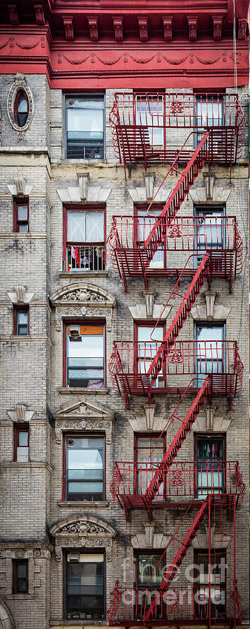 Little Italy Fire Escape Photograph by Inge Johnsson