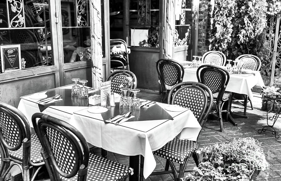 Little Italy Table Setting in New York City Photograph by John Rizzuto