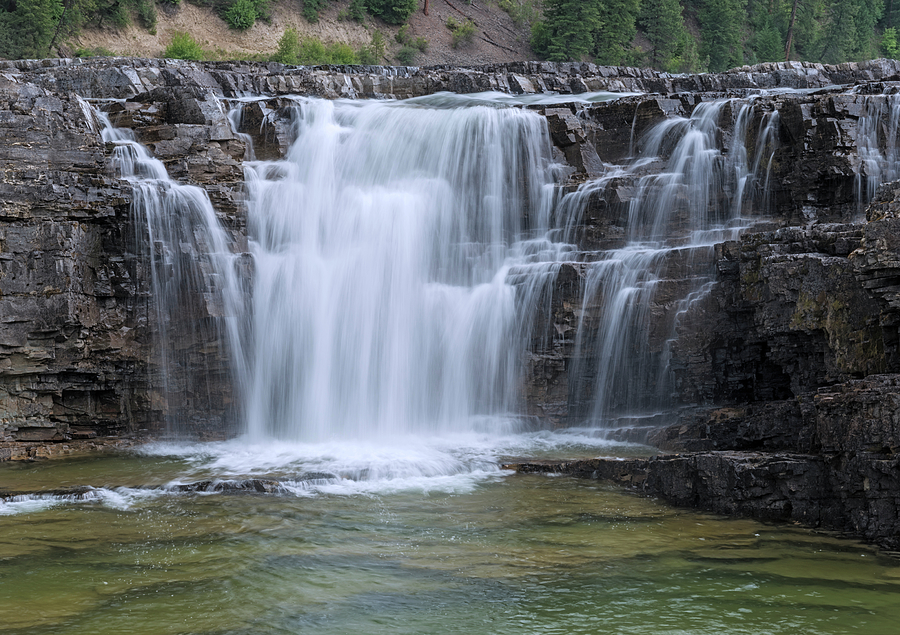 Little Kootenai Falls Photograph by Loree Johnson