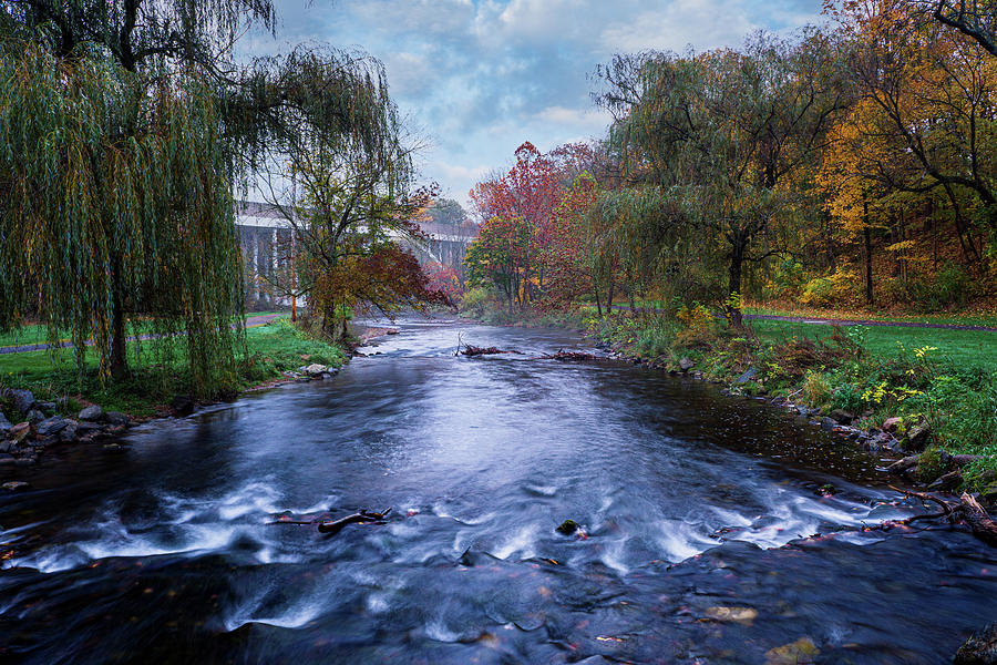 Little Lehigh Creek in October Photograph by Jason Fink