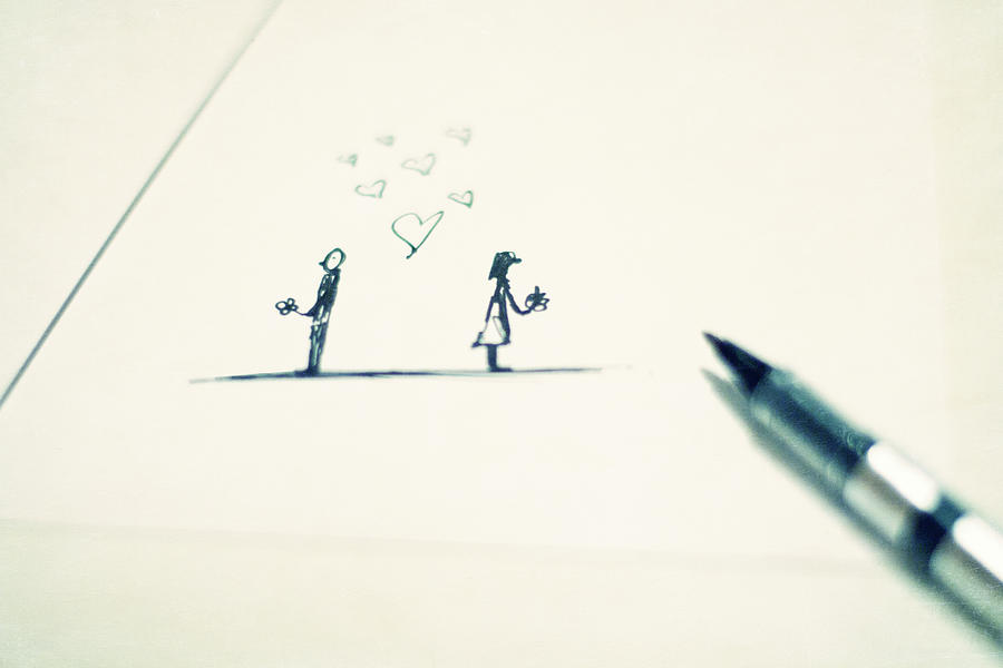 Little Love Doodle Photograph by Catherine MacBride