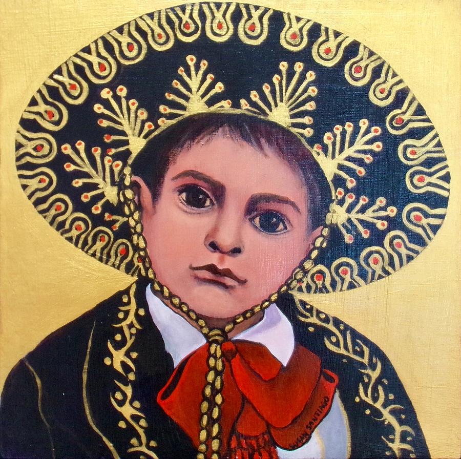 Little Mariaichi Painting by Susan Santiago