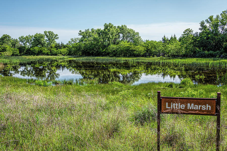 Little Marsh at Salt Plains National Wildlife Refuge Photograph by Debra Martz