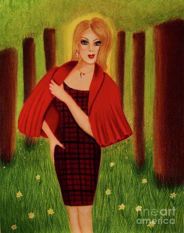 Little Miss Ridinghood Painting by Dorothy Lee