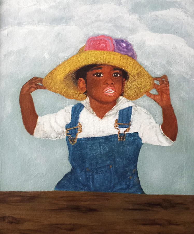 Little Miss Sunshine Painting by Kingsley Krafts