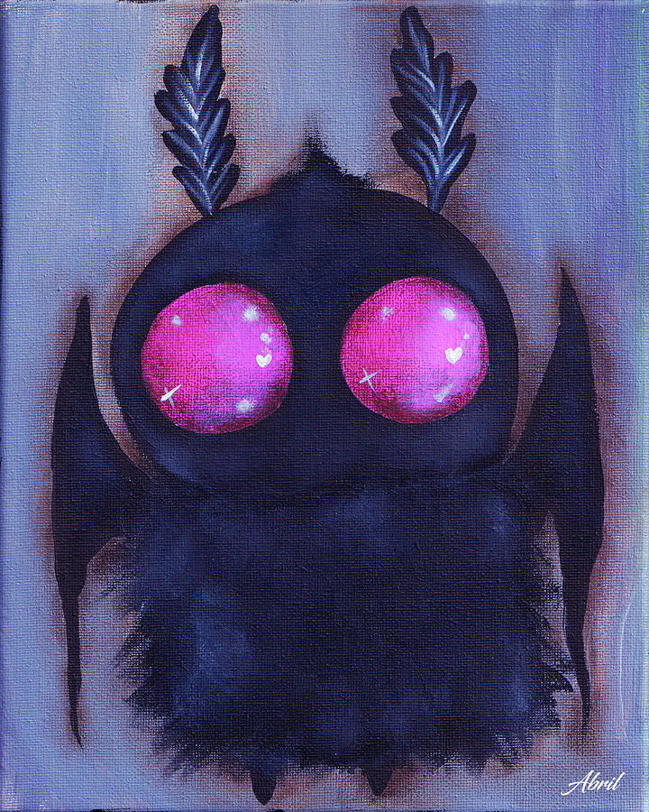 Little Moth Painting by Abril Andrade