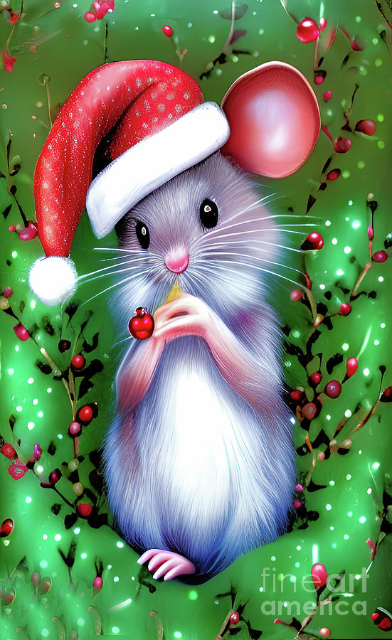 Little Mouse  Digital Art by Elaine Manley