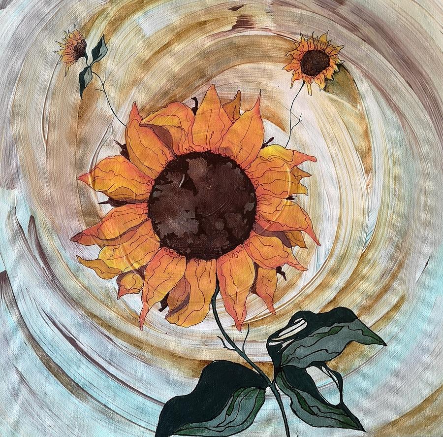 Little Ms. Sunshine SOLD Painting by Pat Purdy