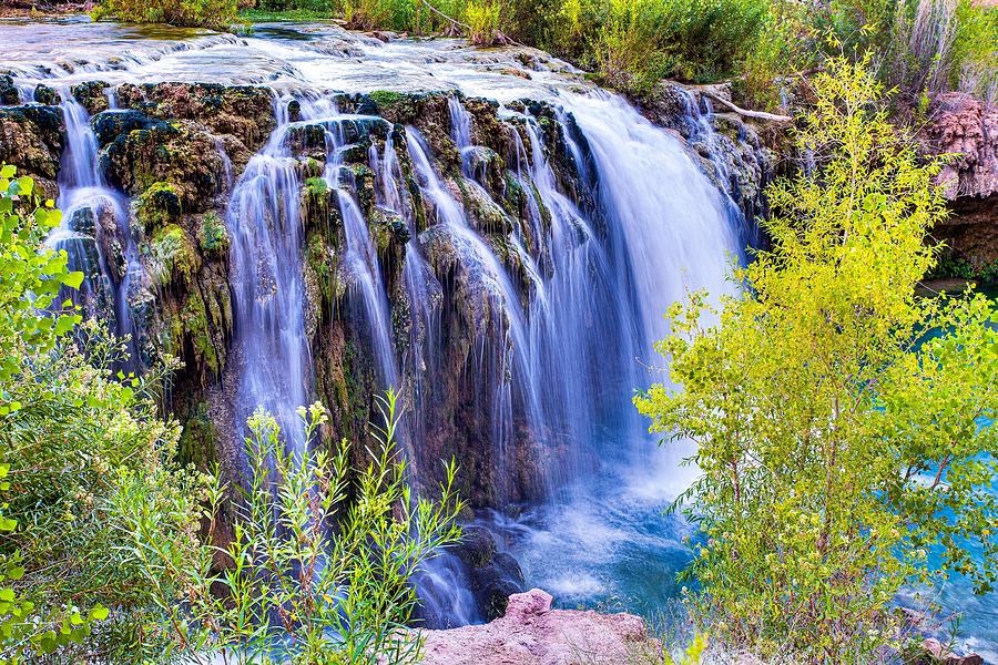 Little Navajo Falls Photograph by Adam Mateo Fierro