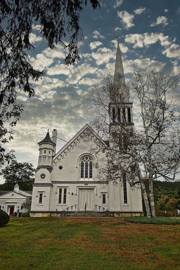 Little New England Church Photograph by Kathy Baccari