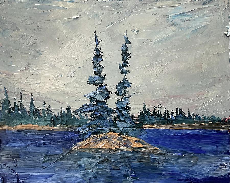 Little Pine Island Painting by Desmond Raymond