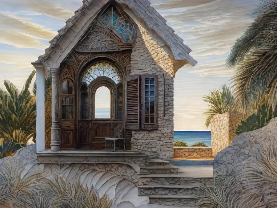 Little Portal House Digital Art by Eris And AI Little Portal House Digital Art by Eris And AI