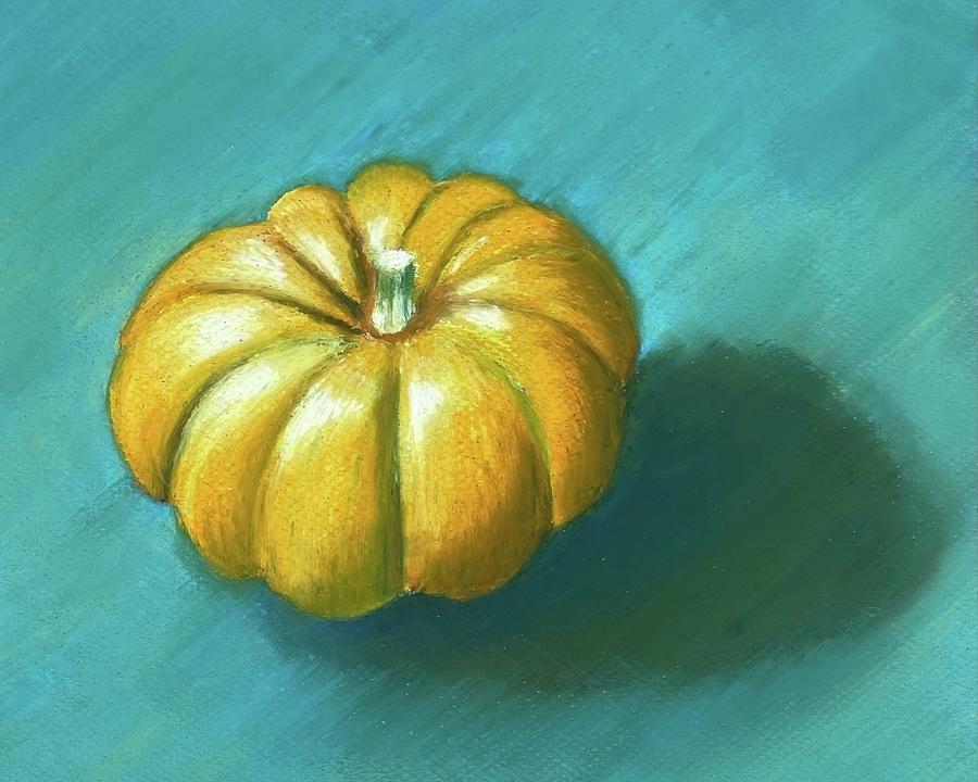 Pumpkin Pastel - Little pumpkin by Laura Shearer