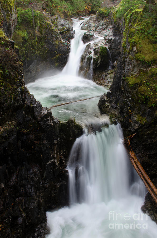 Waterfall Photograph - Little Qualicum Falls 3 by Bob Christopher