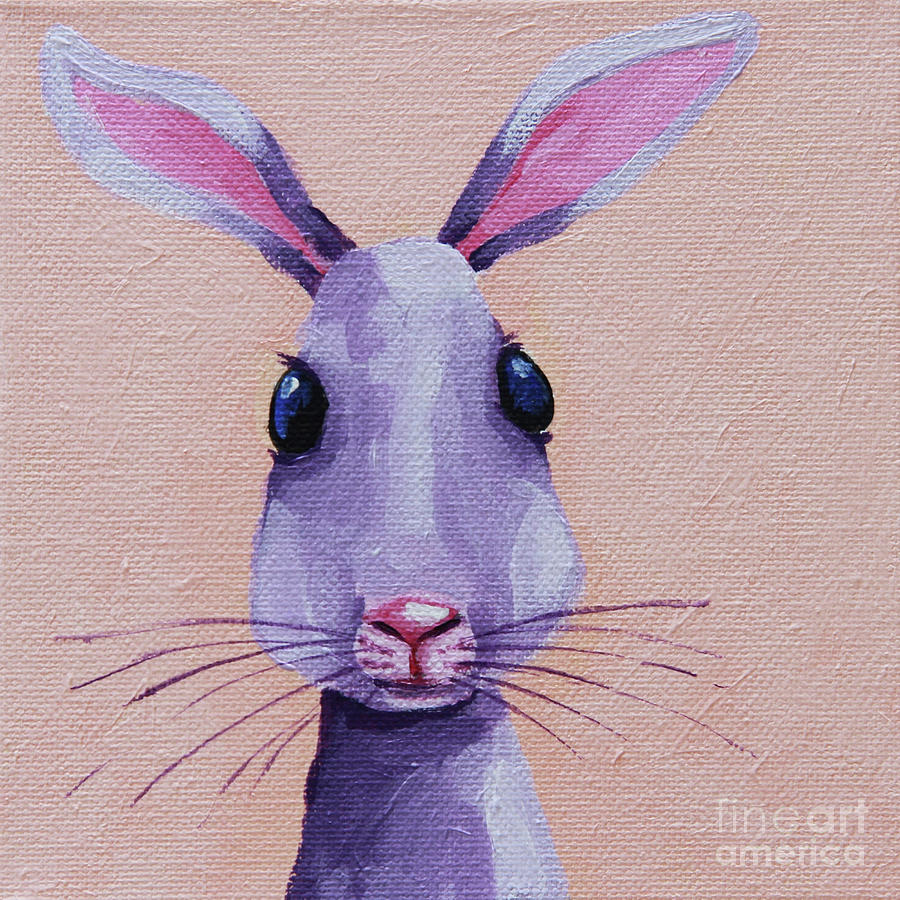 Jack the Little Rabbit  Painting by Lucia Stewart