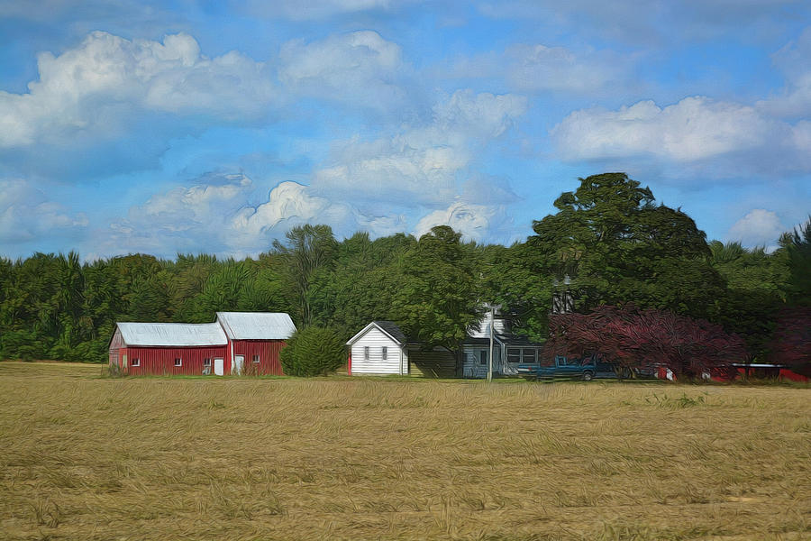 Little Red Barn In Virginia Photograph by Kathy Baccari