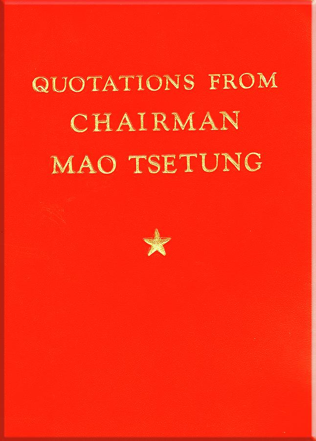 Little Book. Mao Tse-tung, associated with Maoism. Digital Art by Tom Hill - Pixels