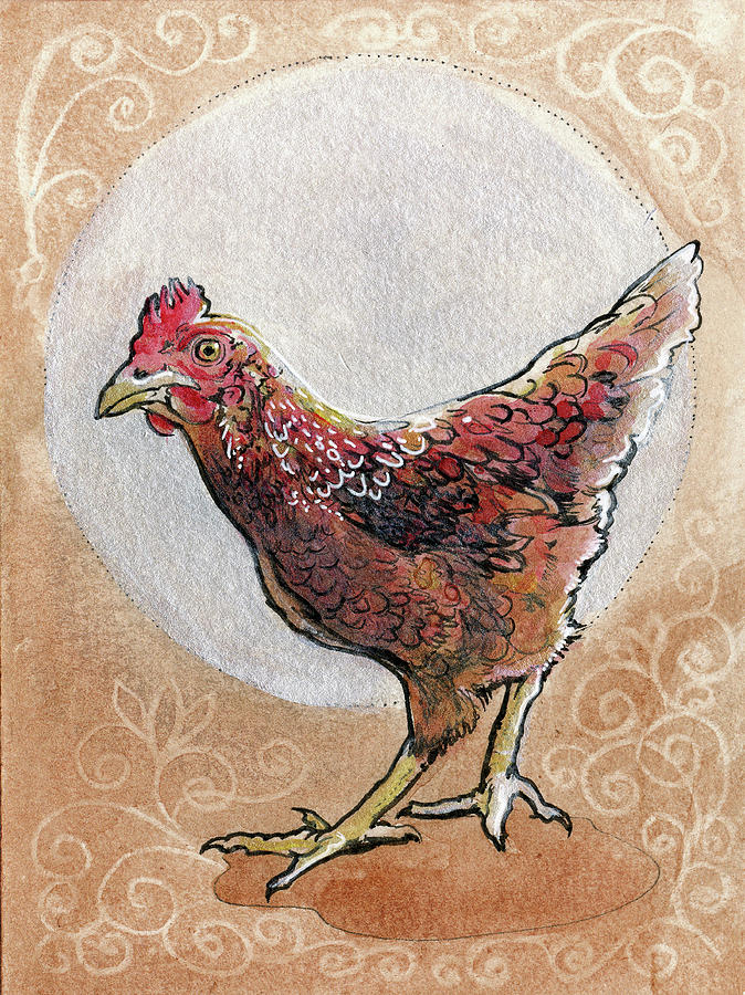Little Red Hen Drawing