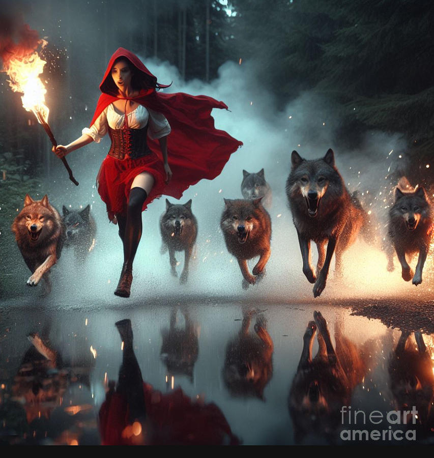 Little Red Riding Hood 2 Photograph by Bob Christopher
