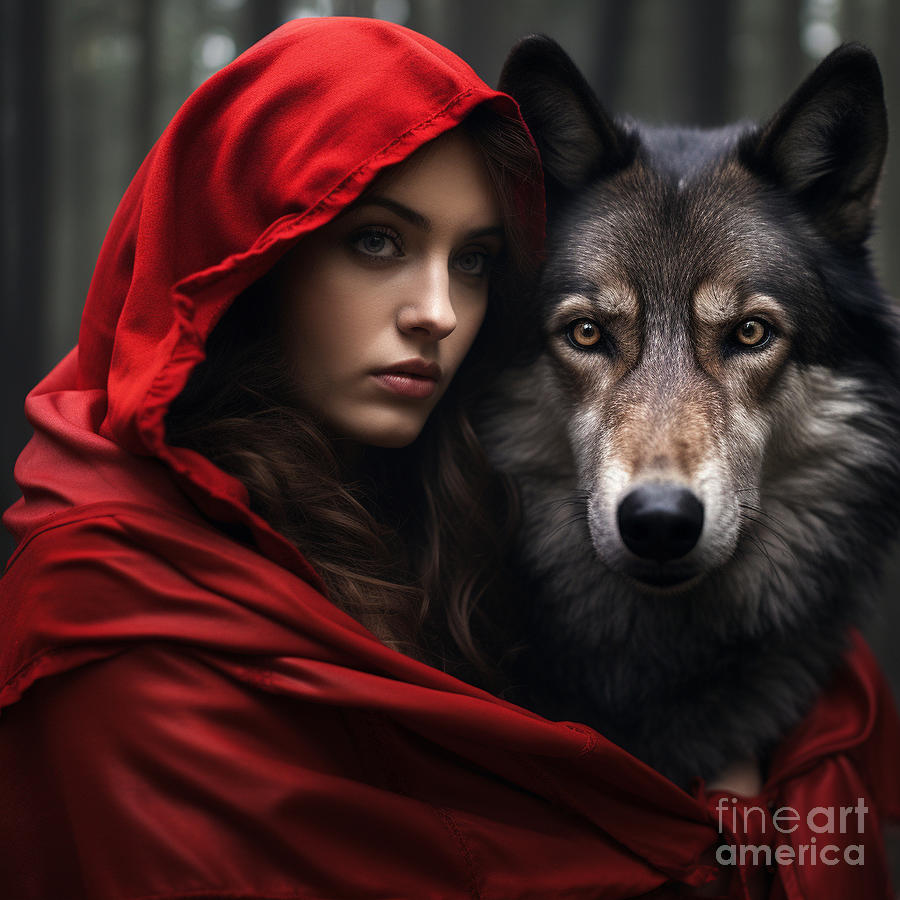 Little Red Riding Hood Digital Art by Lori Stewart - Fine Art America