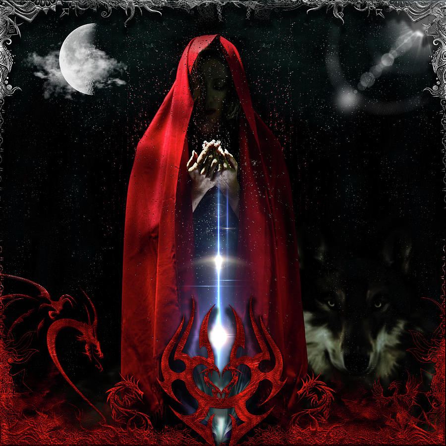 Little Red Riding Hood Digital Art by Michael Damiani