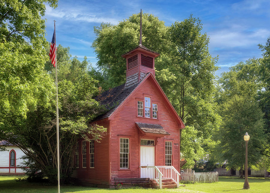 Little Red Schoolhouse - Parke County, Indiana Photograph by Susan Rissi Tregoning