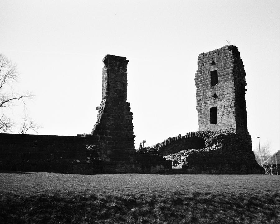 Little remained of the castle Photograph by Justin Farrimond
