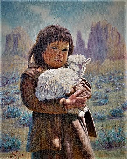 Little Shepherd Painting