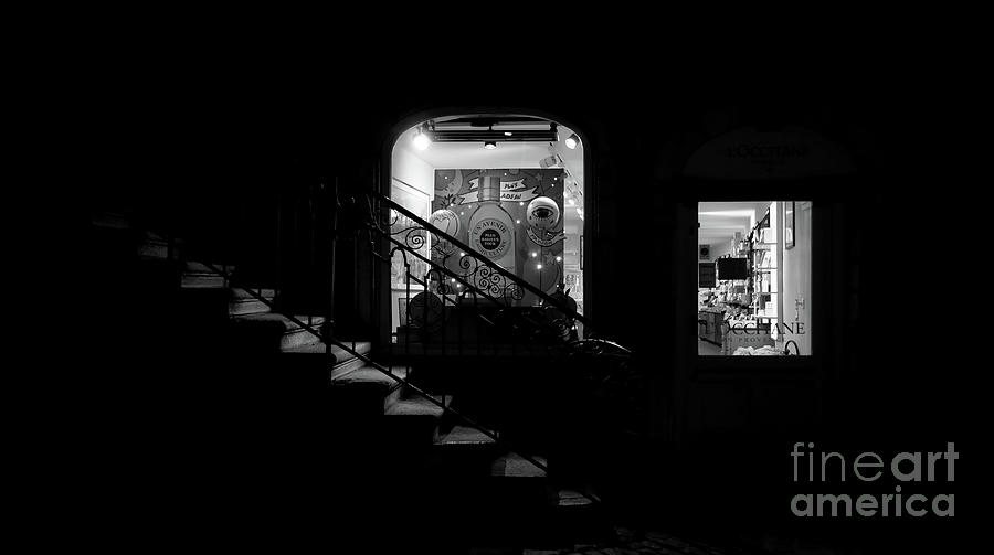 Black And White Photograph - Little Shop by Imi Koetz