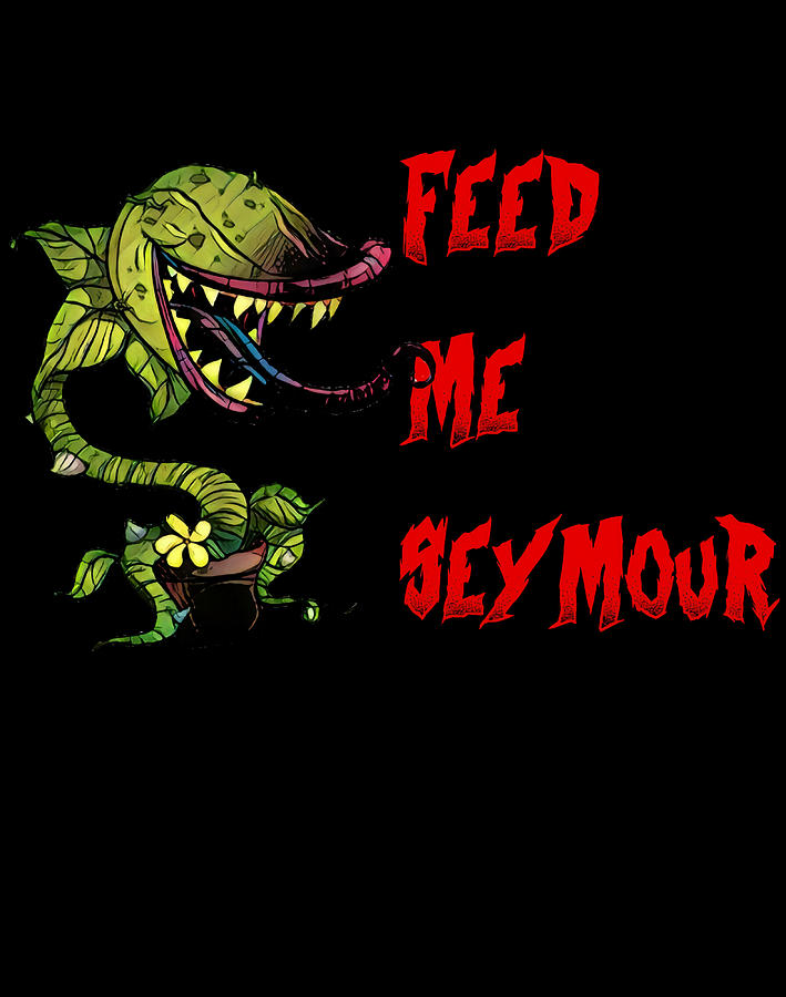 Little Shop of Horrors Feed me Seymour Poster Painting by Thomas Shaw ...