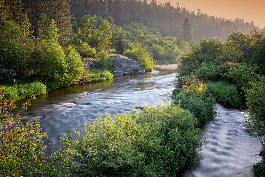 Little Spokane River Photograph - Little Spokane by James Richman
