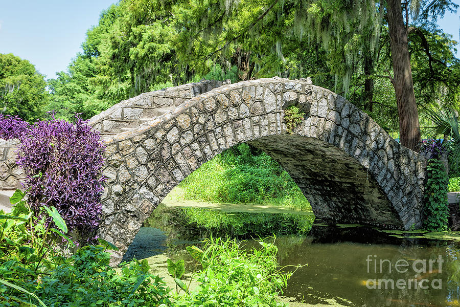 Little Stone Bridge, NOLA Photograph by Kathleen K Parker