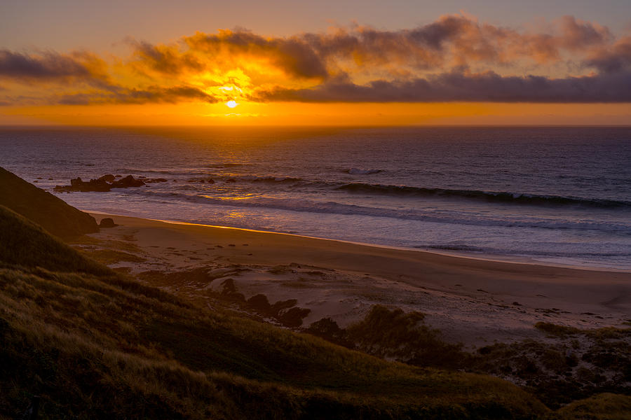 Little Sur Sunset Photograph by Derek Dean