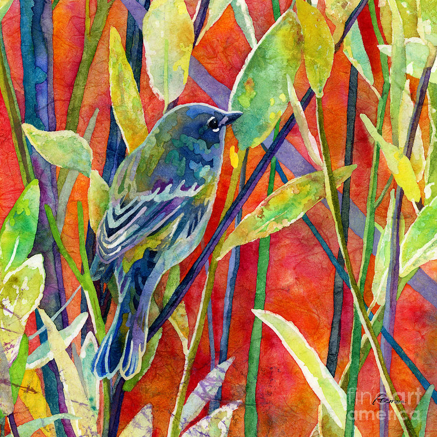 Little Tweet - Blue Bird Painting