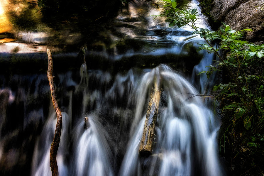 Little waterfall Photograph by Wolfgang Stocker