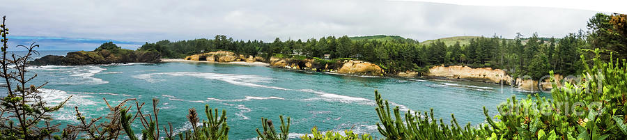 Little Whale Cove Panorama Photograph by Suzanne Luft