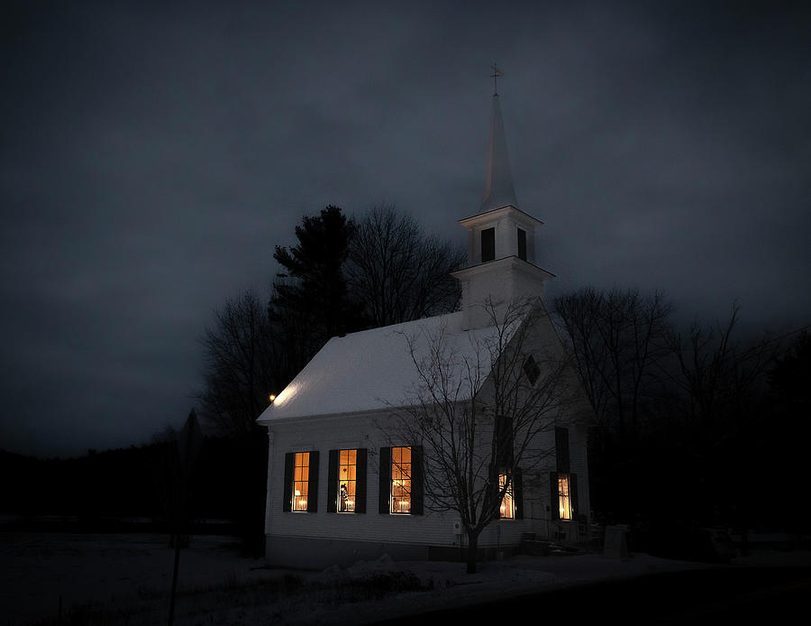 Little White Church Photograph by Catherine Grassello