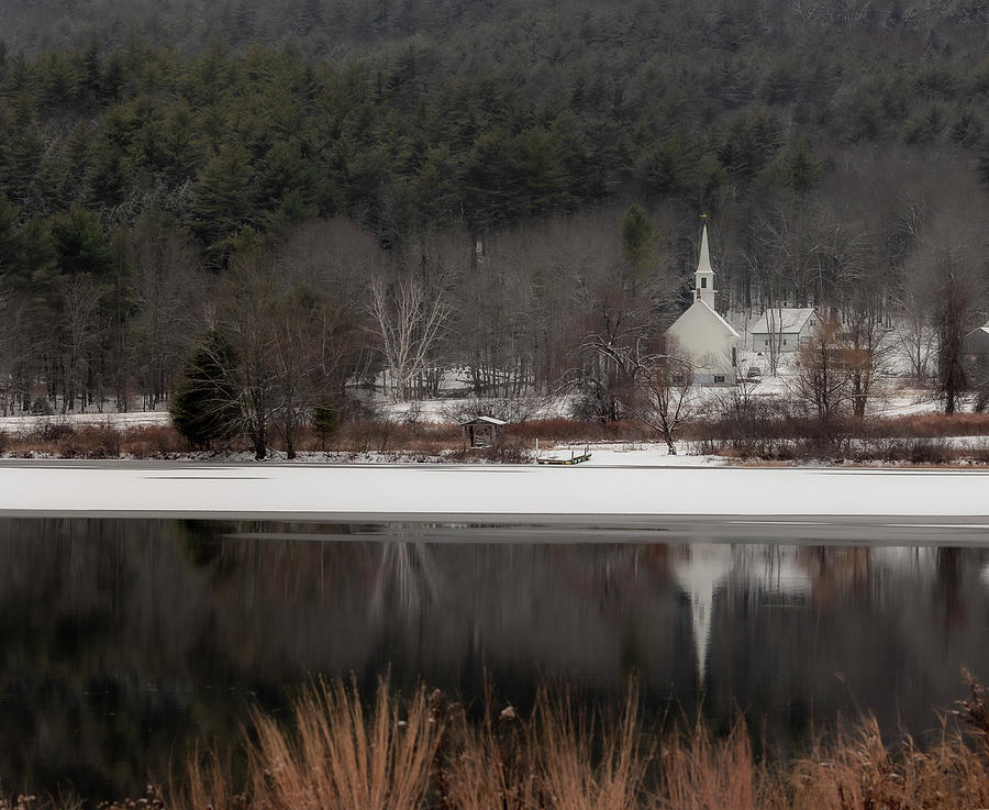 Little White Church In The Afternoon Photograph by Catherine Grassello