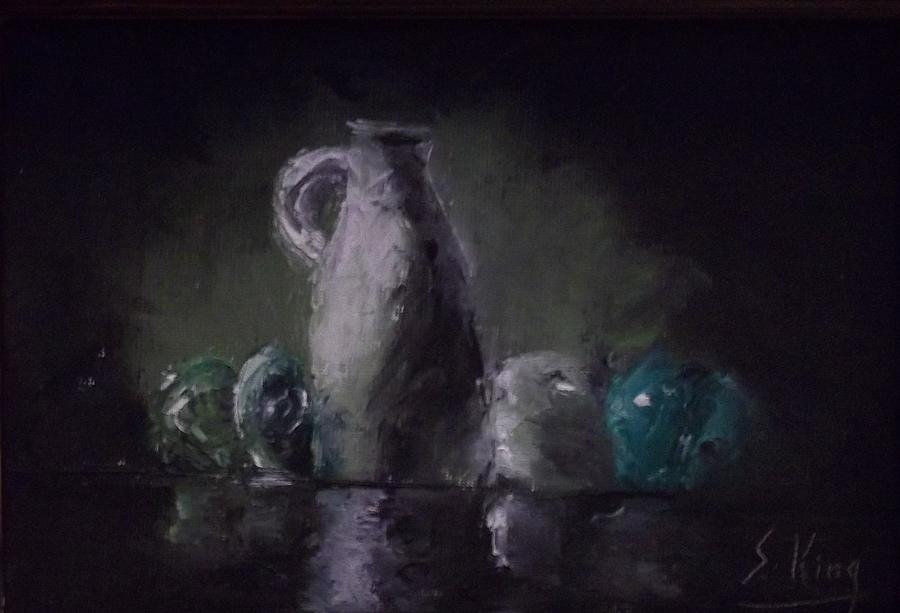 Little White Jug Painting by Stephen King