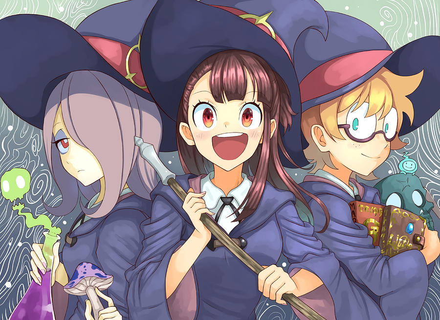 Little Witch Academia Poster 80s Painting by Shaw Heather - Fine Art ...