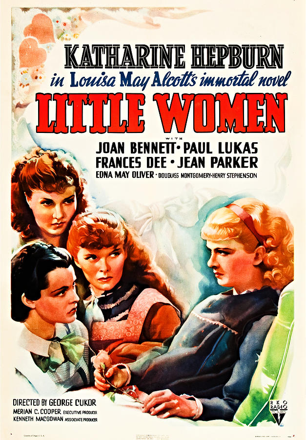 Little Women 1933 Vintage Movie Poster Katherine Hepburn Digital Art by ...