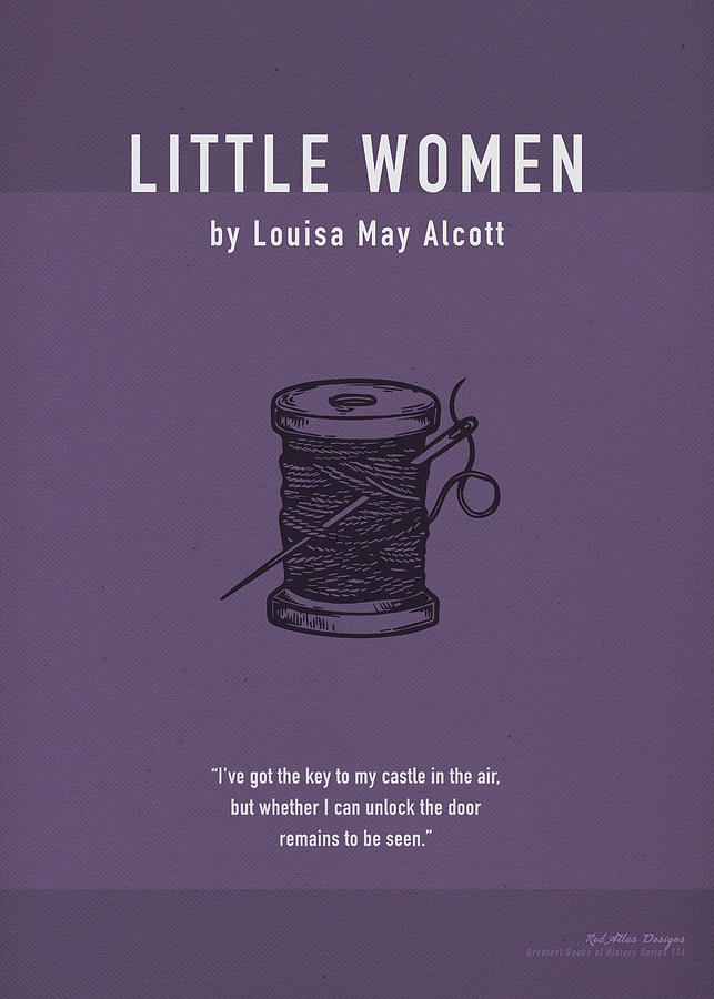 Little Women Mixed Media - Little Women by Louisa May Alcott Greatest Book Series 114 by Design Turnpike