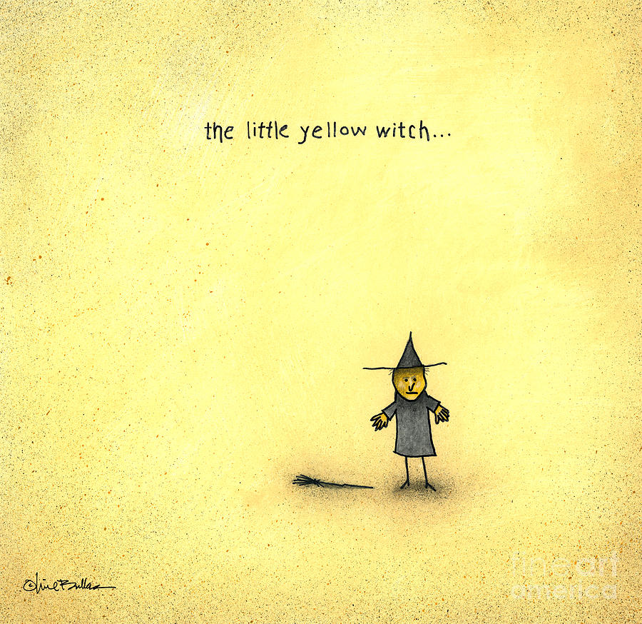 Little Yellow Witch, The Painting by Will Bullas