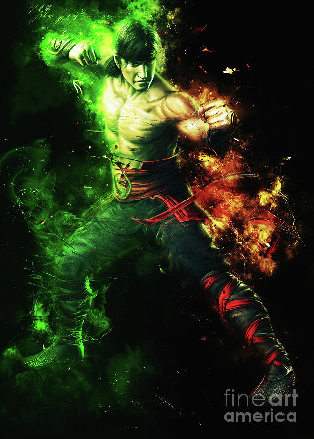 Liu Kang Mortal Kombat Digital Art By Long Jun