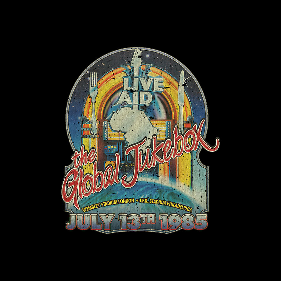 Live Aid Global Jukebox 1985 Painting by Live Aid Global Jukebox 1985 Live Aid Global Jukebox 1985 Painting by Live Aid Global Jukebox 1985