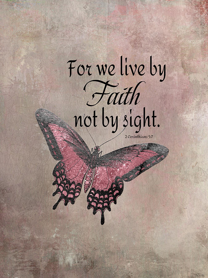 Live By Faith Digital Art by HH Photography of Florida